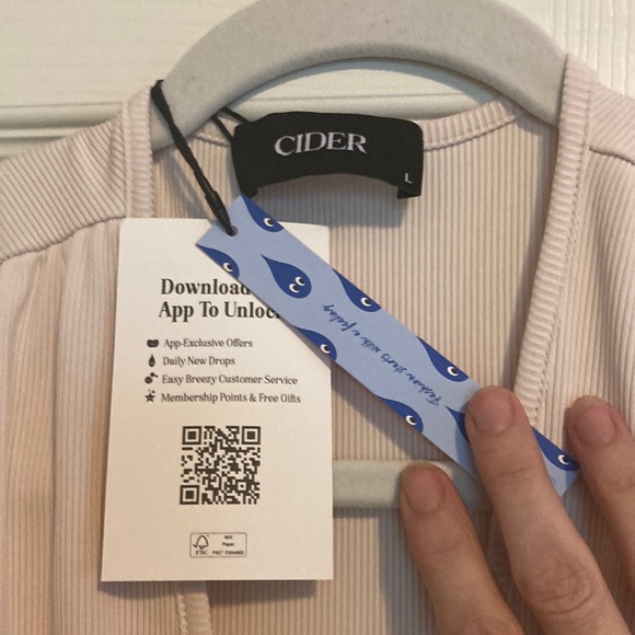 Cider Jumpsuit Romper Cream Large - Picture 3 of 6